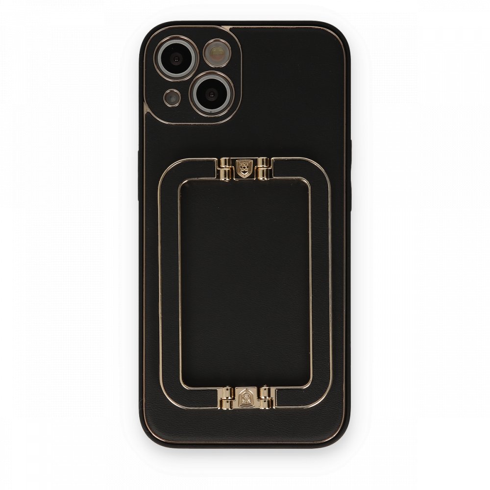 iPhone 13 Kılıf Coco Elit Kapak - Siyah iPhone 13 Kılıf Coco Elit Kapak - Siyah