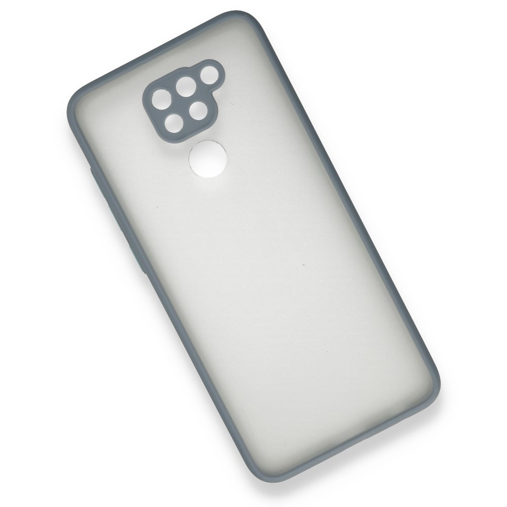 Redmi Note 9 Kılıf Montreal Silikon Kapak - Gri Redmi Note 9 Kılıf Montreal Silikon Kapak - Gri
