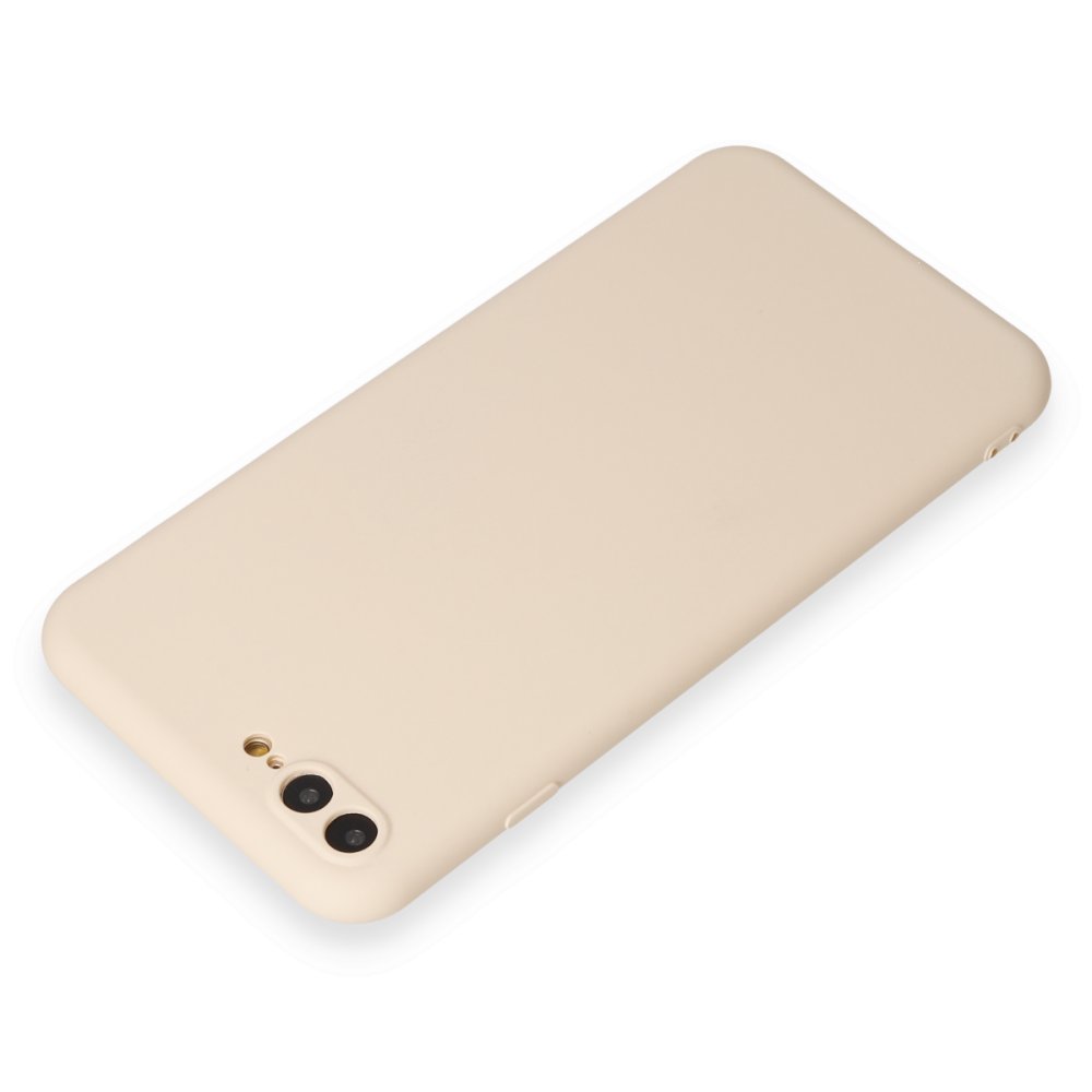 iPhone 8 Plus Kılıf First Silikon - Krem iPhone 8 Plus Kılıf First Silikon - Krem