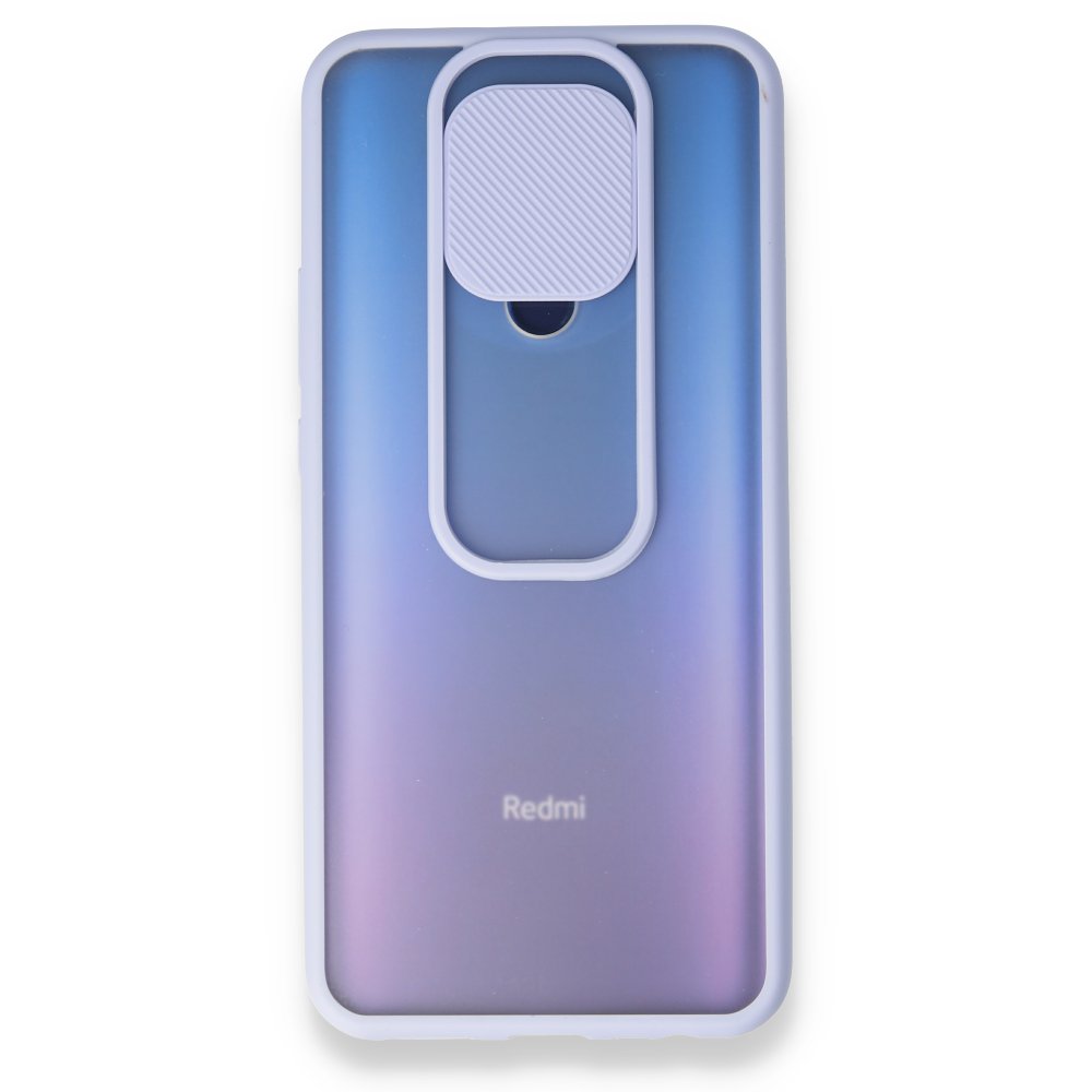 Redmi 9 Kılıf Palm Buzlu Kamera Sürgülü Silikon - Lila Redmi 9 Kılıf Palm Buzlu Kamera Sürgülü Silikon - Lila