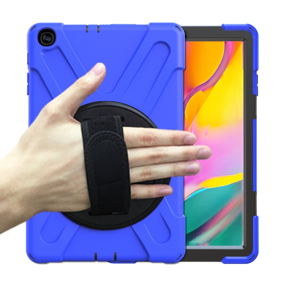  Samsung Galaxy T510 Tab A 10.1 Kılıf Amazing Tablet Kapak - Mavi