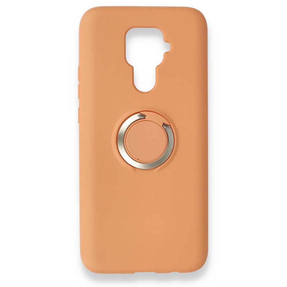 Huawei Mate 30 Lite Kılıf Viktor Yüzüklü Silikon - Turuncu Huawei Mate 30 Lite Kılıf Viktor Yüzüklü Silikon - Turuncu