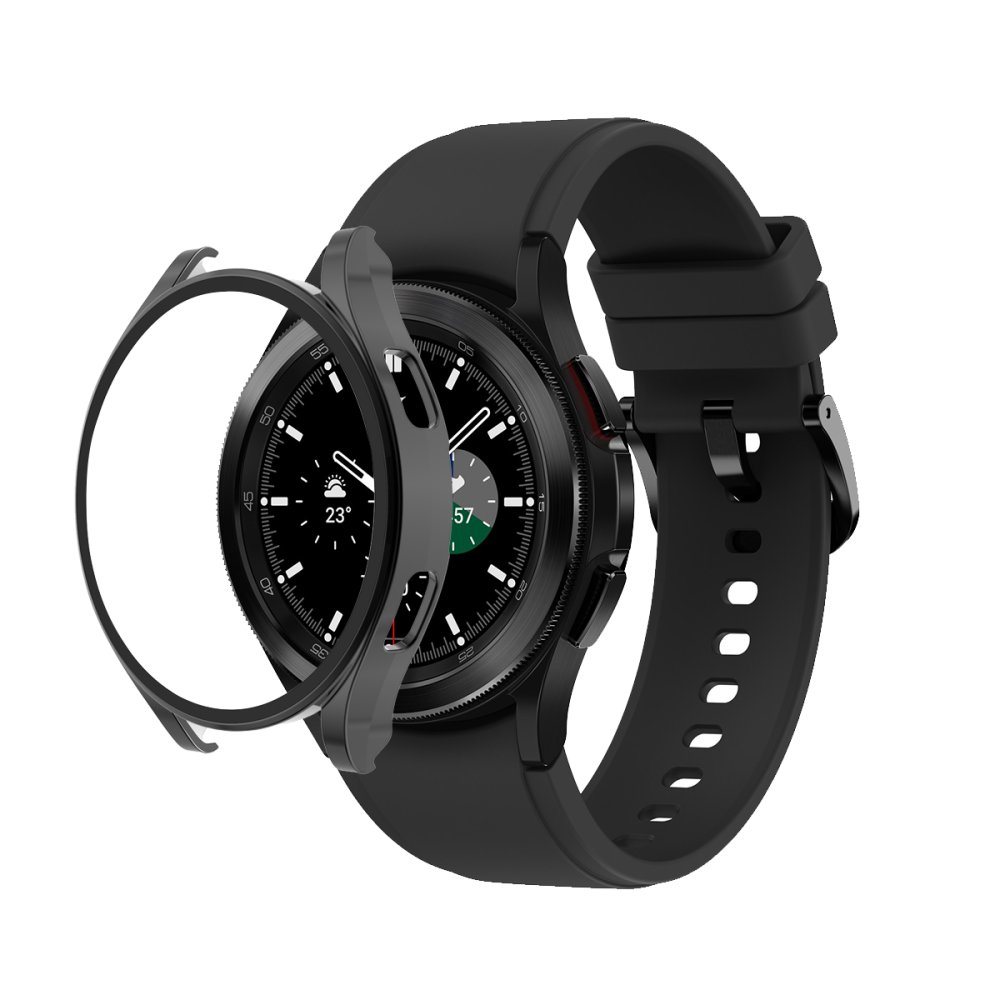  Watch 5 Pro 45mm Wall Camlı Kasa Ekran Koruyucu - Siyah