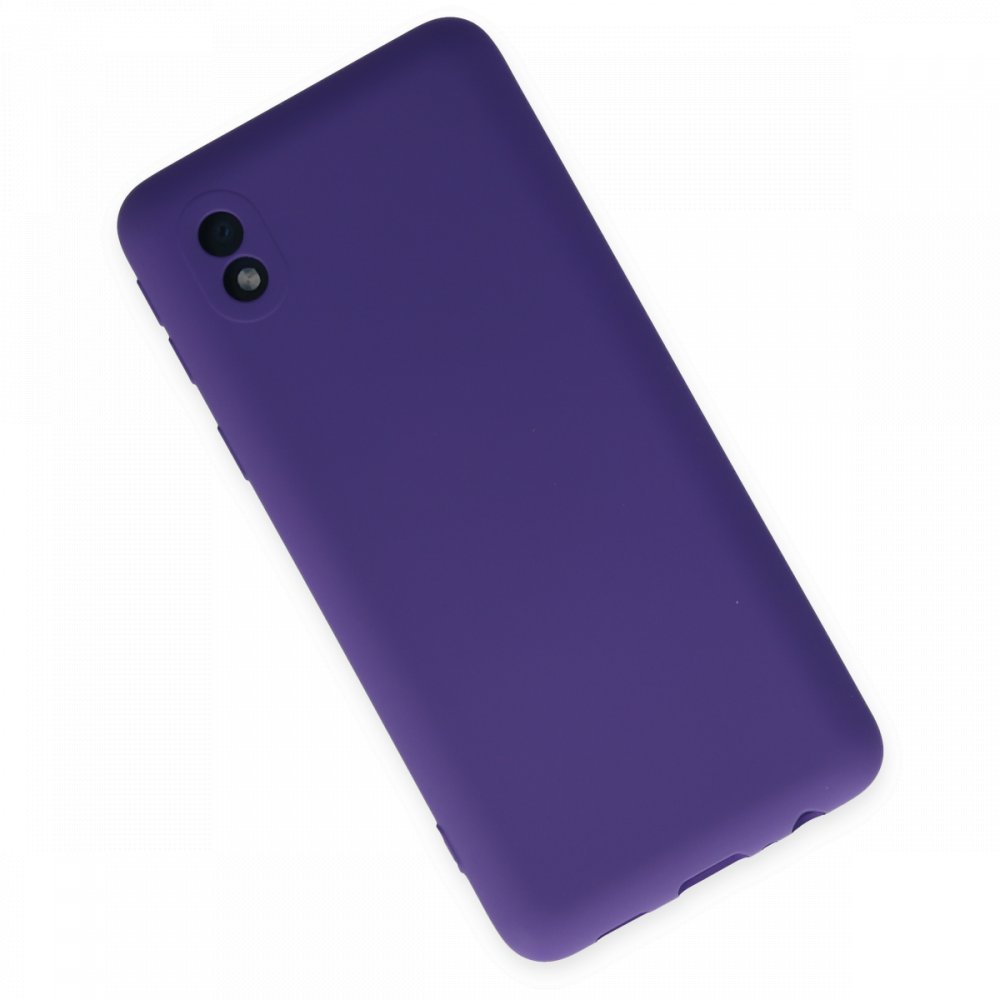  Samsung Galaxy A01 Core Kılıf Nano içi Kadife Silikon - Mor