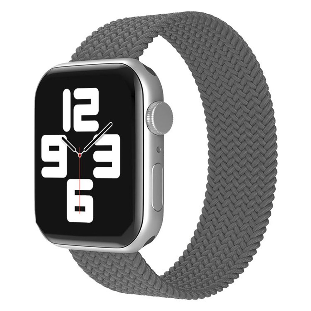  Apple Watch 45mm Ayarlı Solo Silikon Kordon - Gri