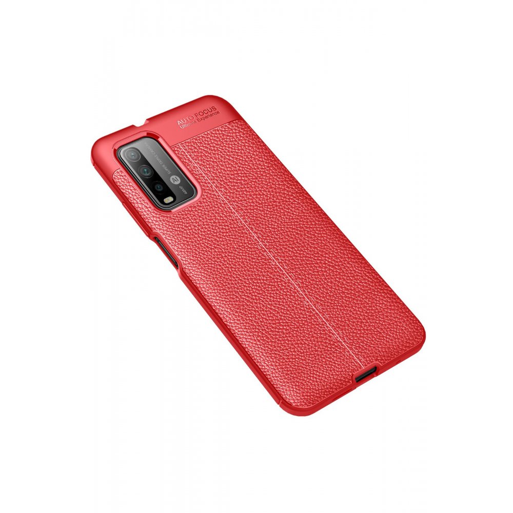 Redmi Note 9 4G Kılıf Auto Focus Kapak - Kırmızı