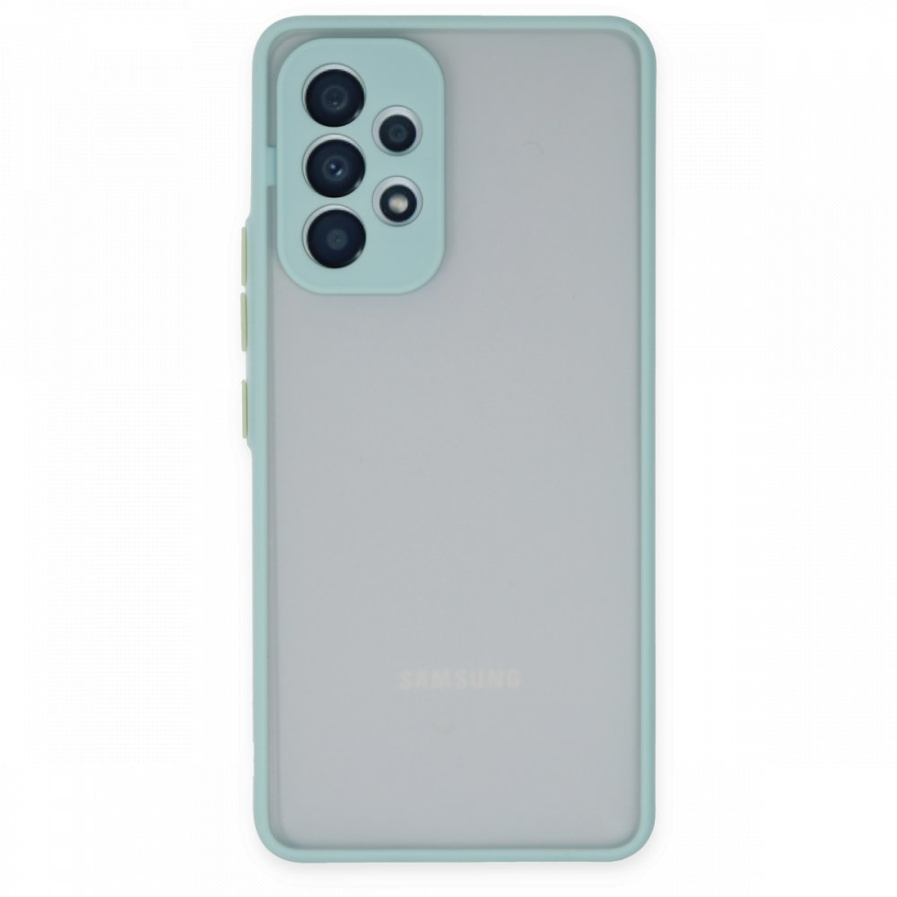  Samsung Galaxy A53 5G Kılıf Montreal Silikon Kapak - Turkuaz