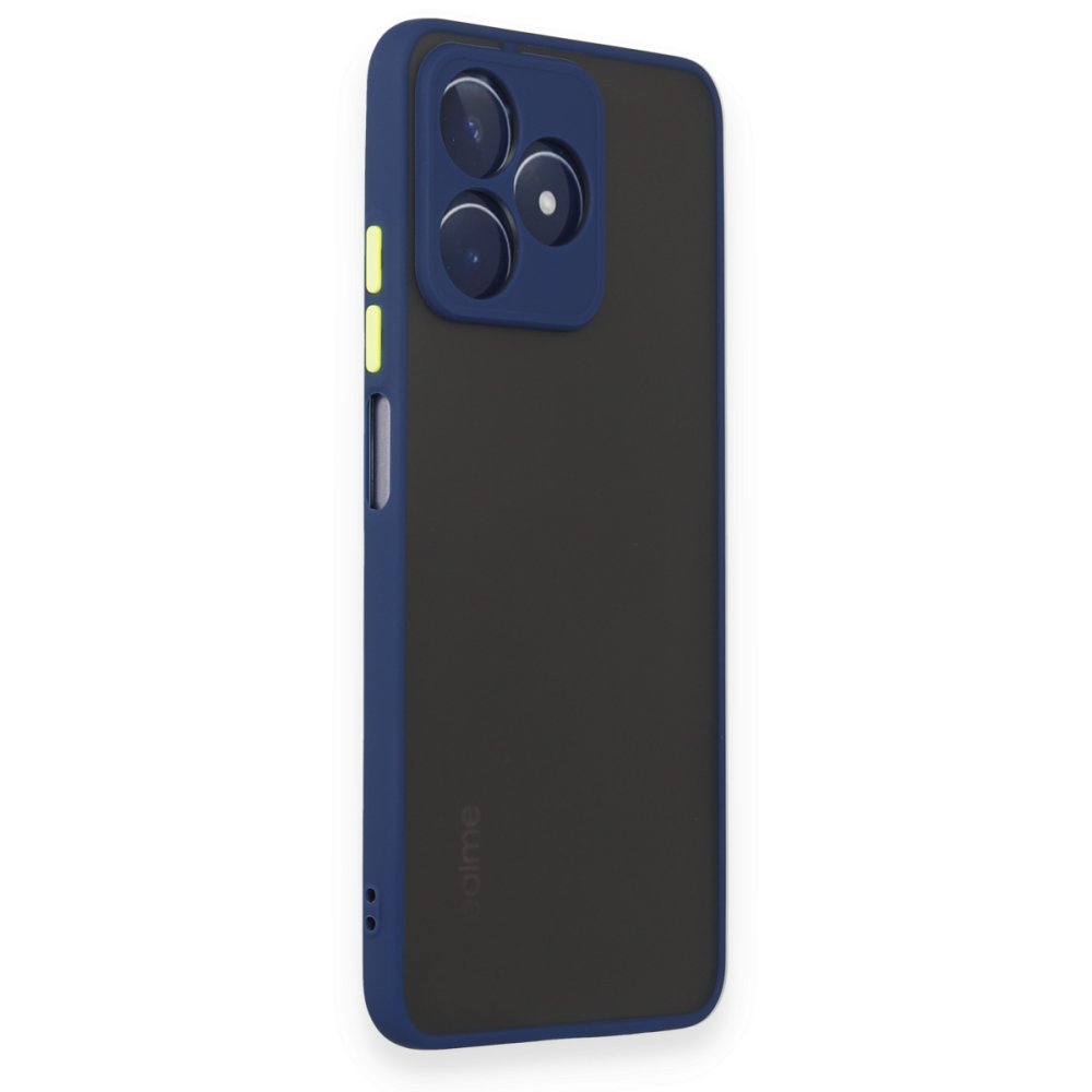 Realme C53 Kılıf Montreal Silikon Kapak - Lacivert Realme C53 Kılıf Montreal Silikon Kapak - Lacivert