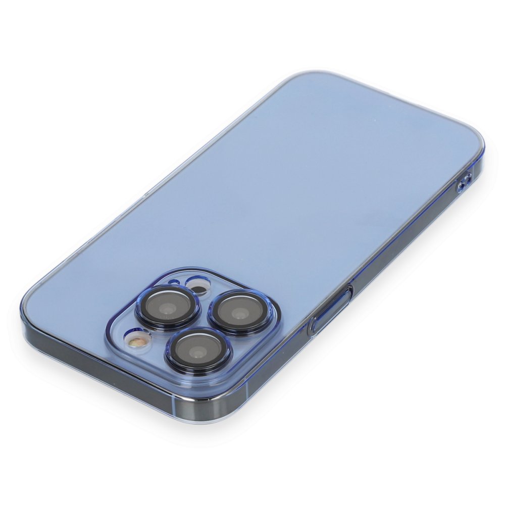 iPhone 13 Pro Max Kılıf Armada Lensli Kapak - Sierra Blue iPhone 13 Pro Max Kılıf Armada Lensli Kapak - Sierra Blue