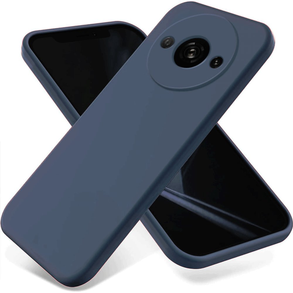 Xiaomi Poco C61 Kılıf First Silikon - Lacivert Xiaomi Poco C61 Kılıf First Silikon - Lacivert