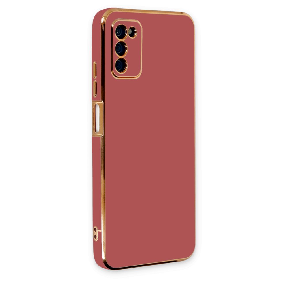  Samsung Galaxy A03S Kılıf Volet Silikon - Kırmızı