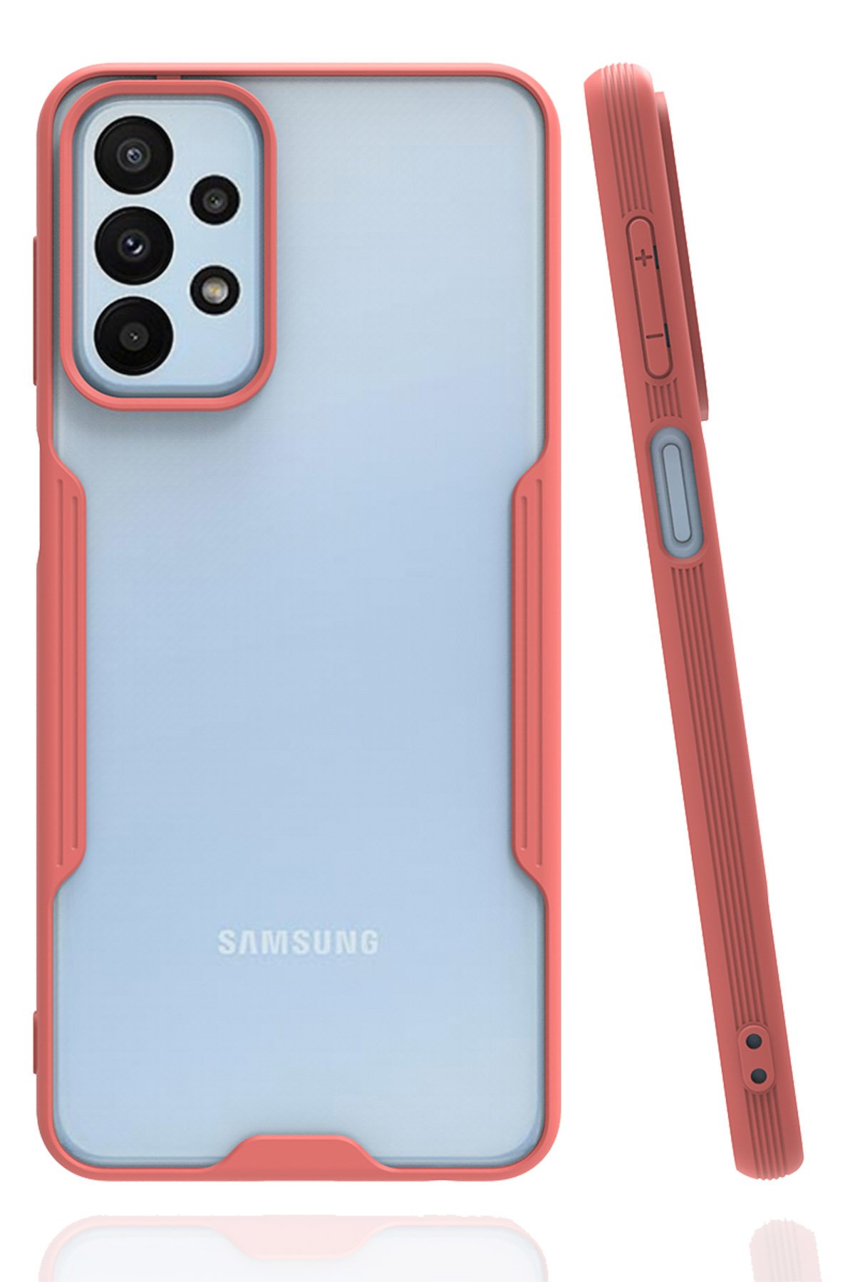  Samsung Galaxy A23 4G Kılıf Platin Silikon - Pembe