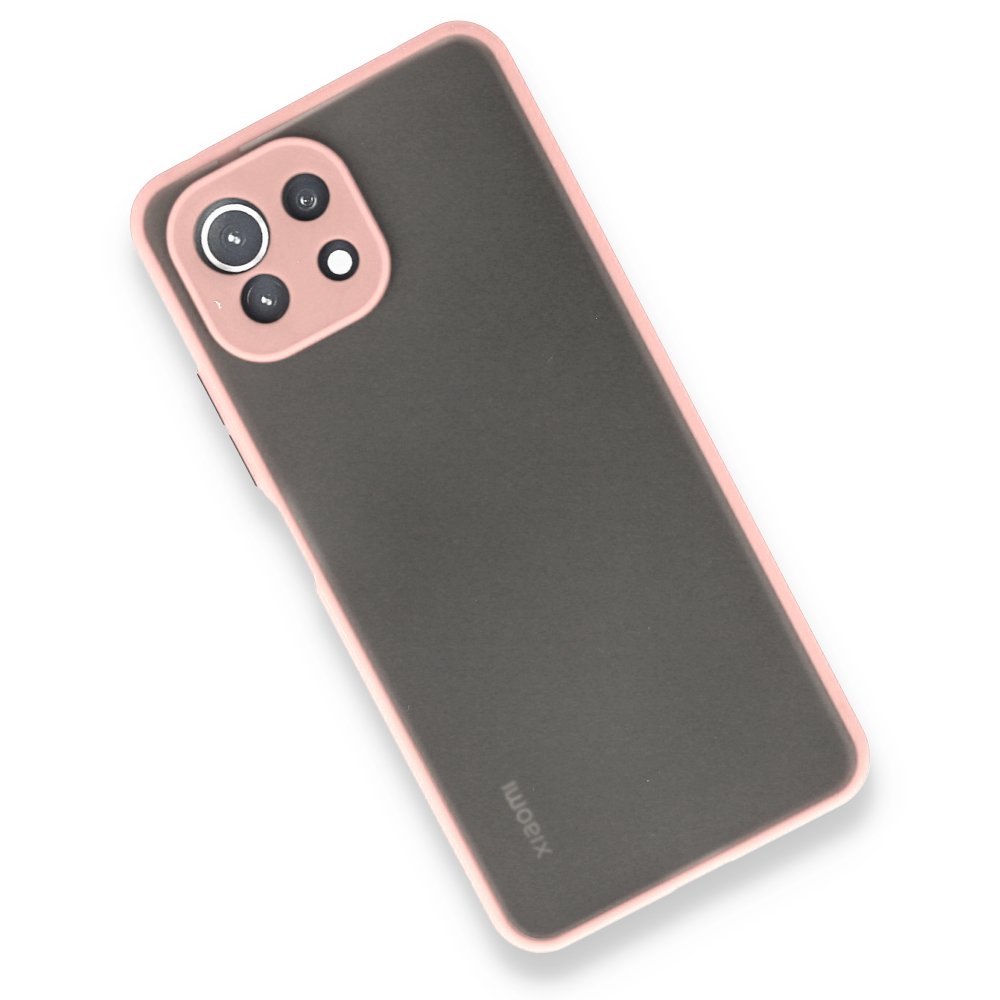 Xiaomi Mİ 11 Lite Kılıf Montreal Silikon Kapak - Pembe  Xiaomi Mİ 11 Lite Kılıf Montreal Silikon Kapak - Pembe