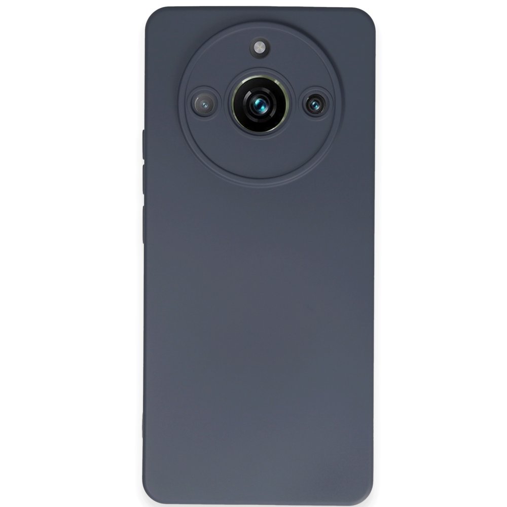 Realme 11 Pro Kılıf Nano içi Kadife Silikon - Gri Realme 11 Pro Kılıf Nano içi Kadife Silikon - Gri