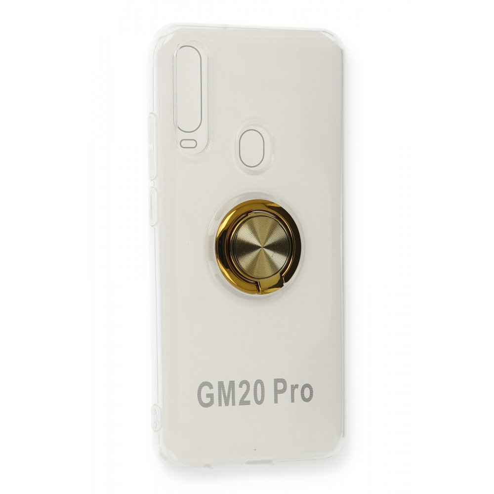  General Mobile GM 20 Pro Kılıf Gros Yüzüklü Silikon - Gold