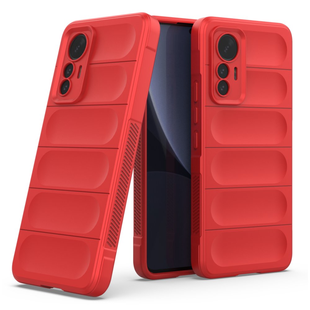  Xiaomi Mi 12 Lite Kılıf Optimum Silikon - Kırmızı