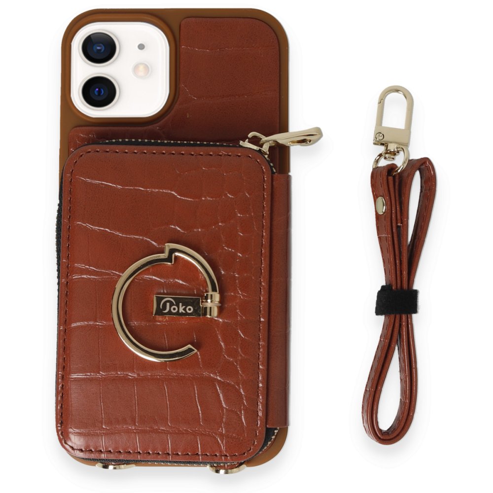 Joko iPhone 11 Kılıf Ermes Kapak - Kahverengi Joko iPhone 11 Kılıf Ermes Kapak - Kahverengi