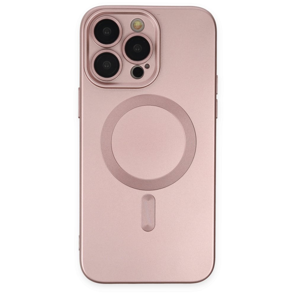 iPhone 13 Pro Max Kılıf Moshi Lens Magneticsafe Silikon - Rose Gold  iPhone 13 Pro Max Kılıf Moshi Lens Magneticsafe Silikon - Rose Gold