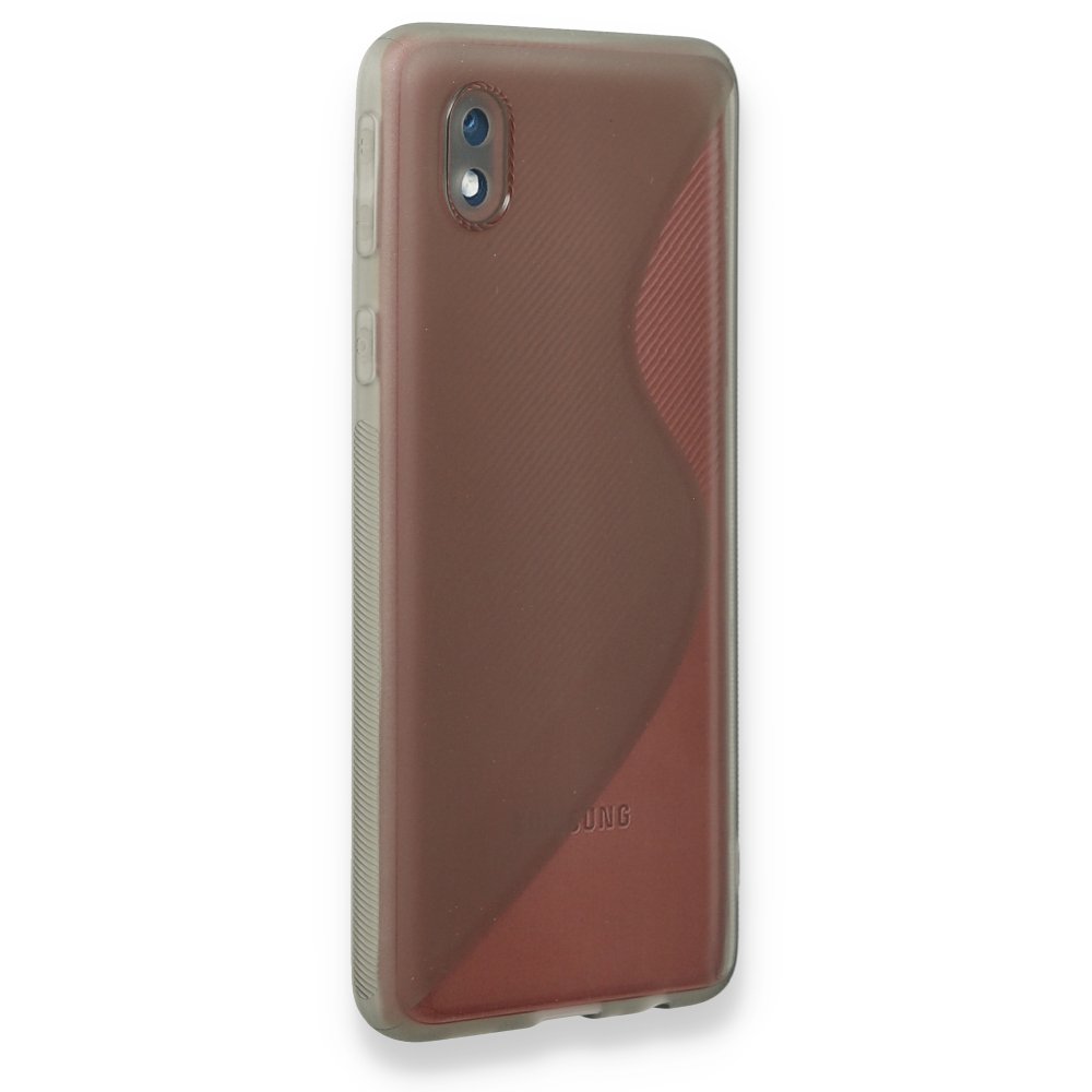  Samsung Galaxy A01 Core Kılıf S Silikon - Gri