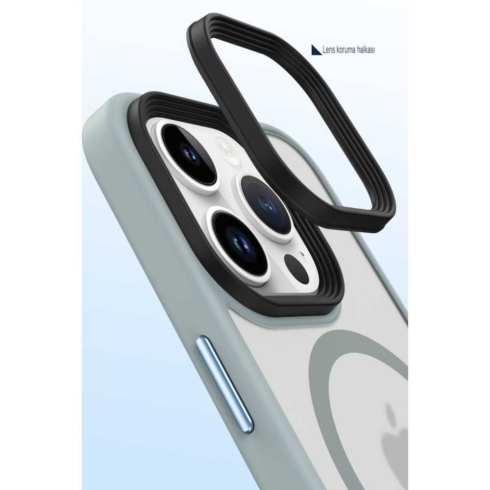 iPhone 13 Pro Max Kılıf Trex Magneticsafe Kapak - Pudra iPhone 13 Pro Max Kılıf Trex Magneticsafe Kapak - Pudra