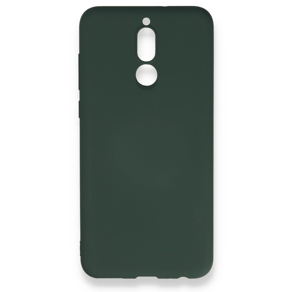 Huawei Mate 10 Lite Kılıf Nano içi Kadife Silikon - Koyu Yeşil  Huawei Mate 10 Lite Kılıf Nano içi Kadife Silikon - Koyu Yeşil