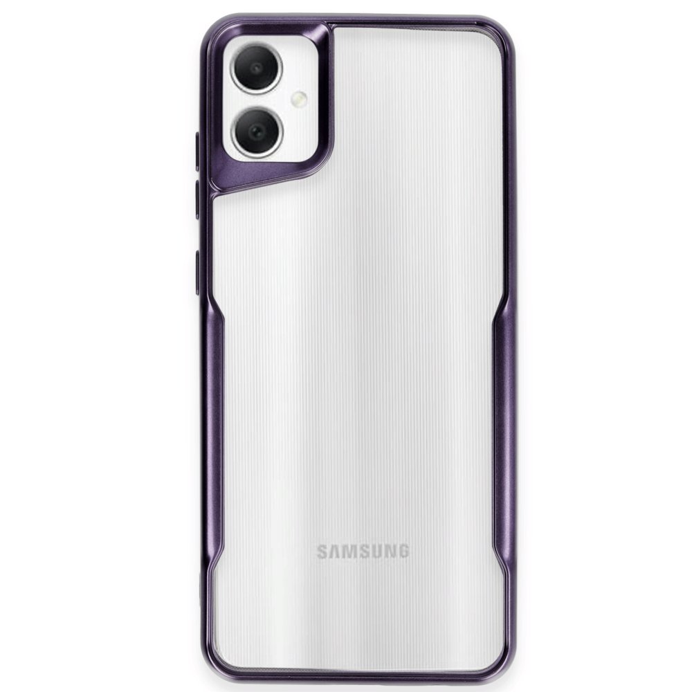  Samsung Galaxy A05 Kılıf Boyi Silikon Kapak - Derin Mor