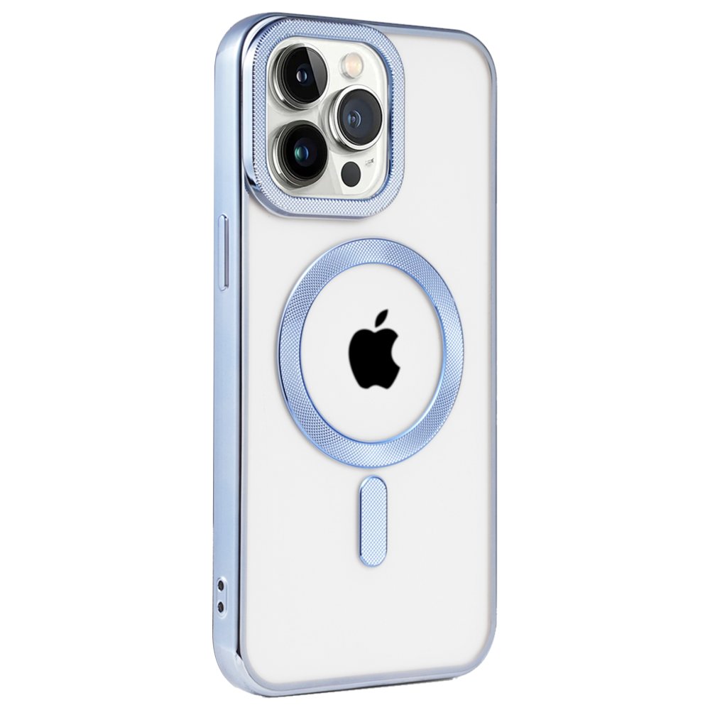 iPhone 14 Pro Kılıf Kronos Magsafe Kapak - Sierra Blue iPhone 14 Pro Kılıf Kronos Magsafe Kapak - Sierra Blue