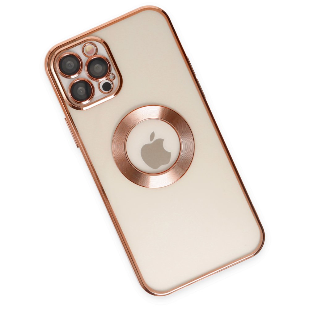  iPhone 12 Pro Max Kılıf Slot Silikon - Rose Gold