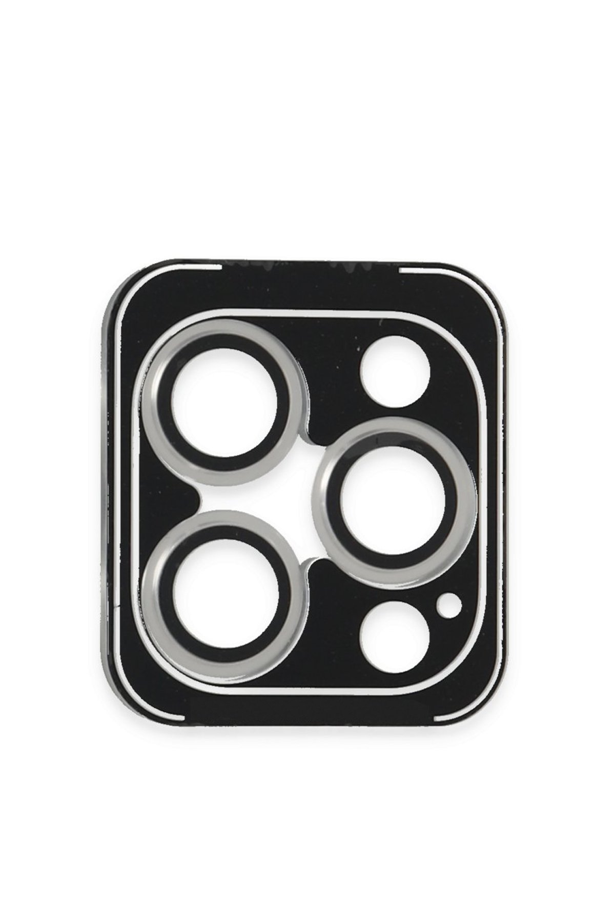 Joko iPhone 16 Pro Max PVD Metal Kamera Lens - Gümüş Joko iPhone 16 Pro Max PVD Metal Kamera Lens - Gümüş