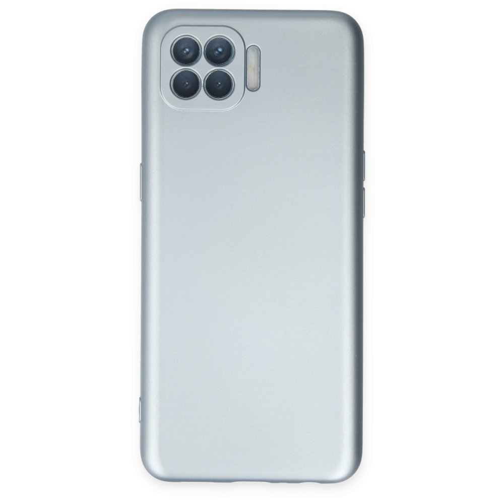  Oppo Reno 4 Lite Kılıf Nano içi Kadife Silikon - Sky Blue