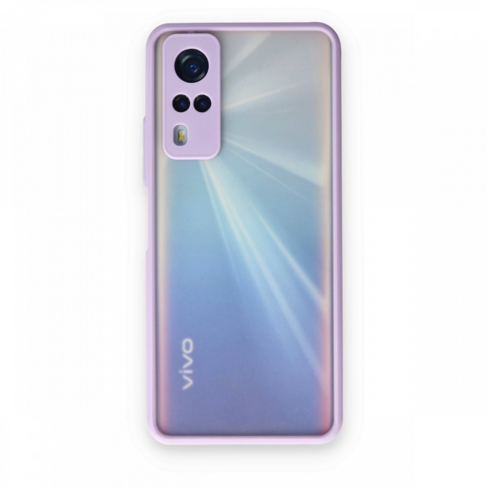  Vivo Y51 Kılıf Montreal Silikon Kapak - Mor
