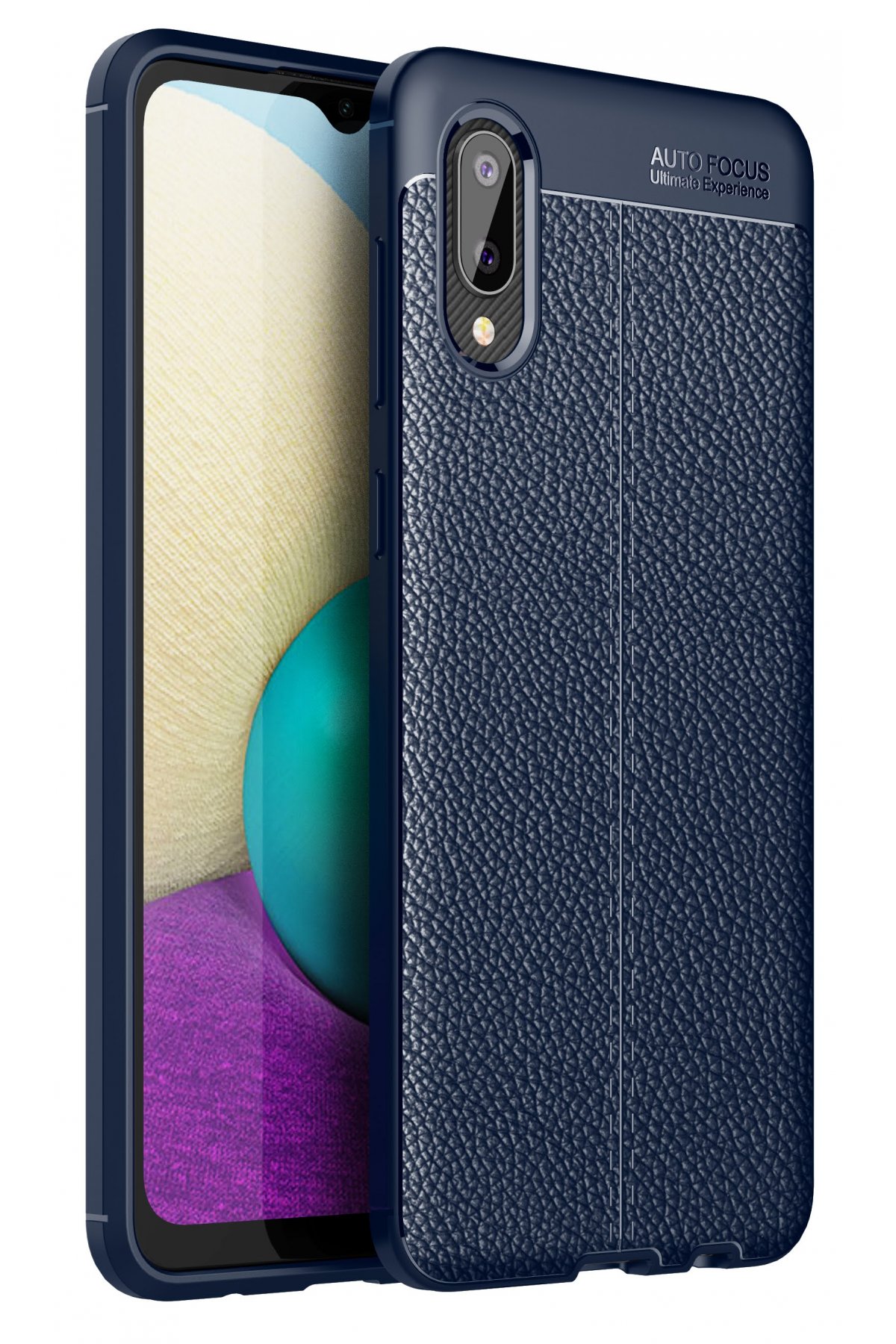 Samsung Galaxy A02 Kılıf Auto Focus Kapak - Lacivert Samsung Galaxy A02 Kılıf Auto Focus Kapak - Lacivert