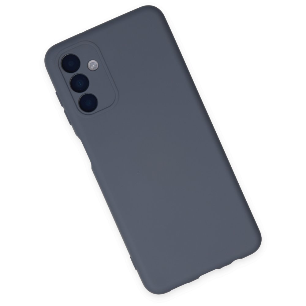  Samsung Galaxy A04S Kılıf Nano içi Kadife Silikon - Gri