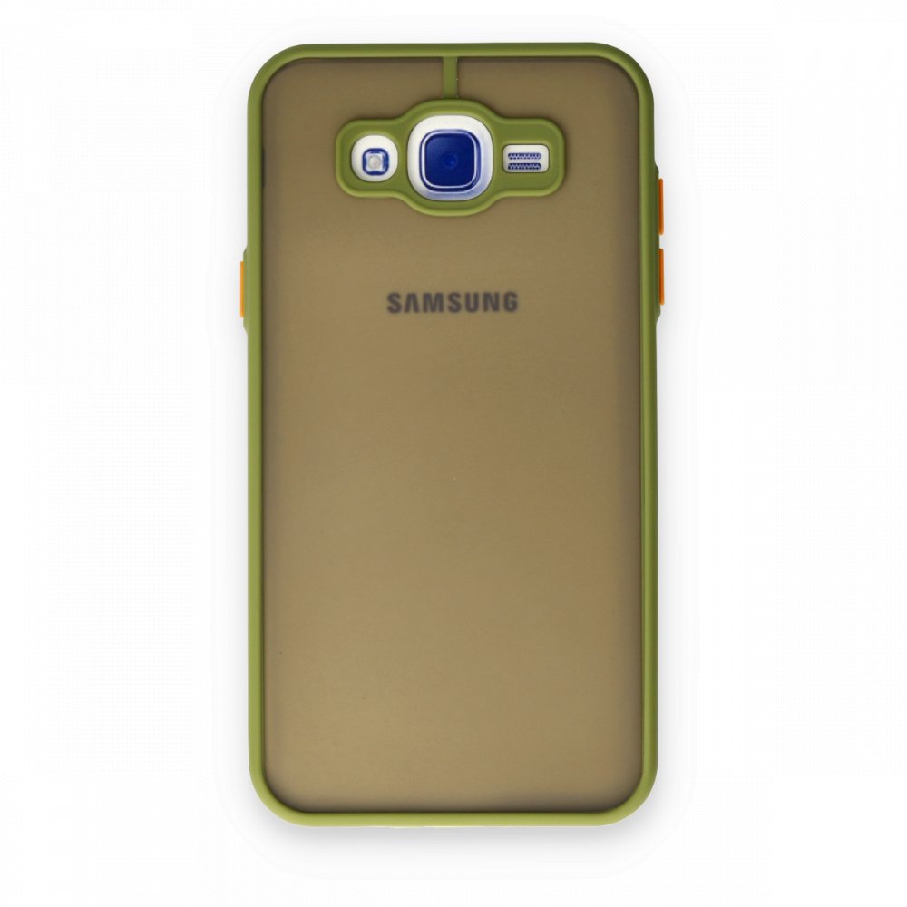  Samsung Galaxy J7 Kılıf Montreal Silikon Kapak - Açık Yeşil