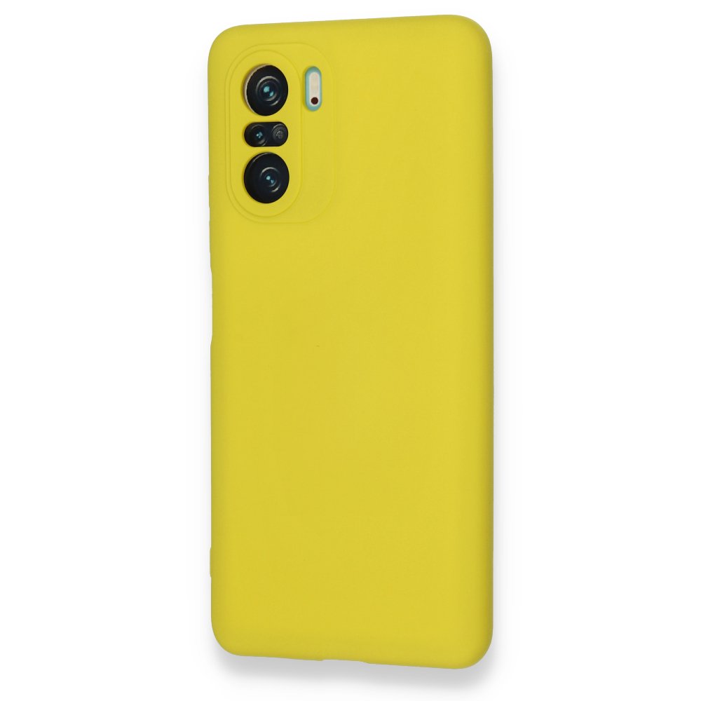  Xiaomi Mi 11i Kılıf Nano içi Kadife Silikon - Sarı