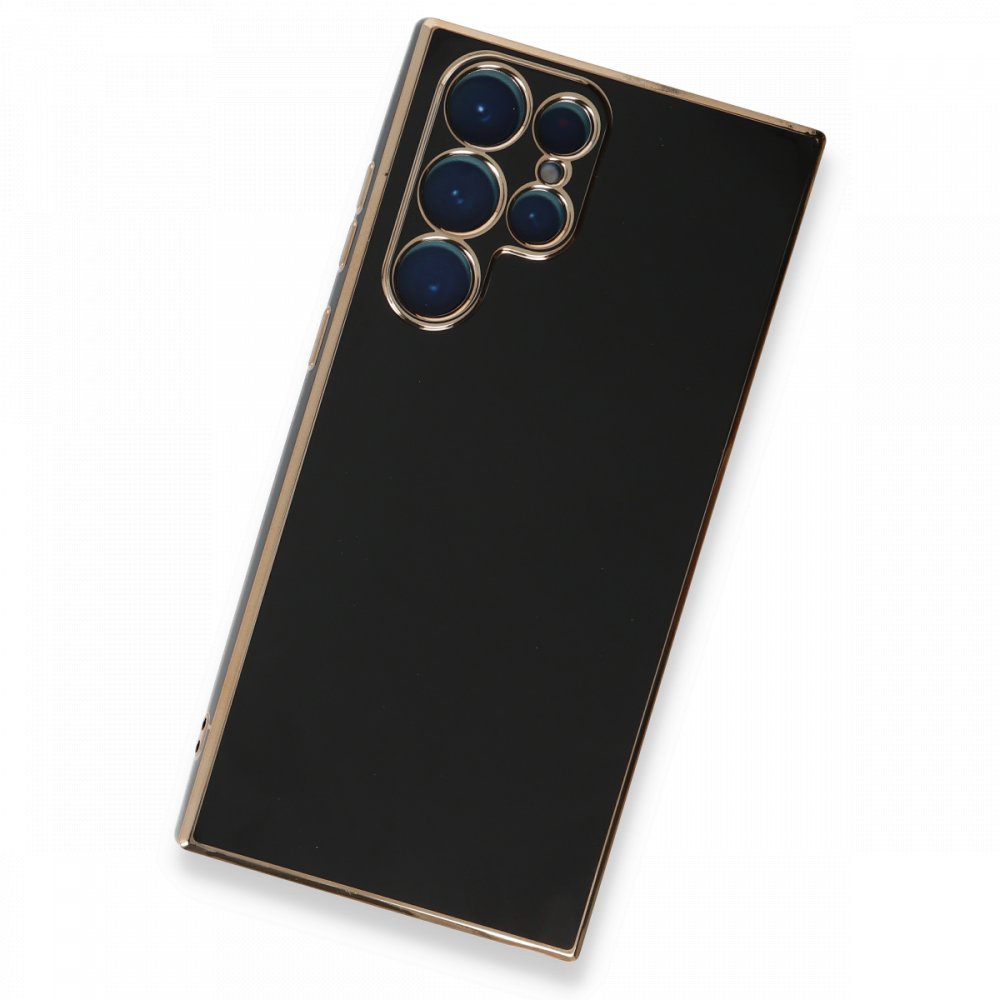  Samsung Galaxy S22 Ultra Kılıf Volet Silikon - Siyah