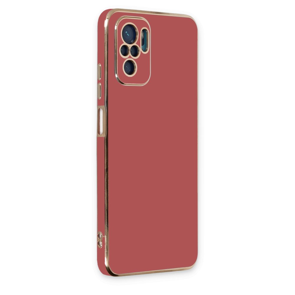 Redmi Note 10S Kılıf Volet Silikon - Kırmızı