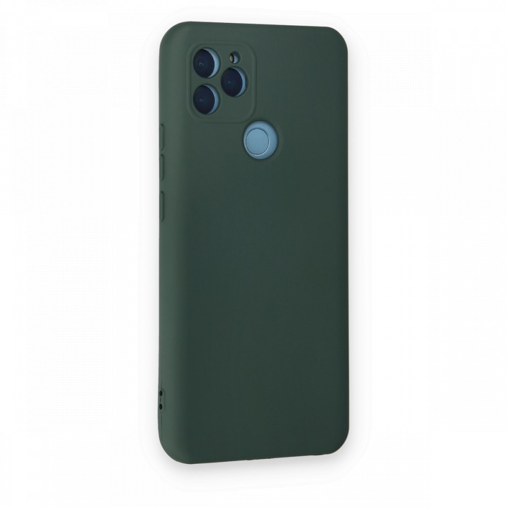  General Mobile GM 22 Kılıf Nano içi Kadife Silikon - Koyu Yeşil