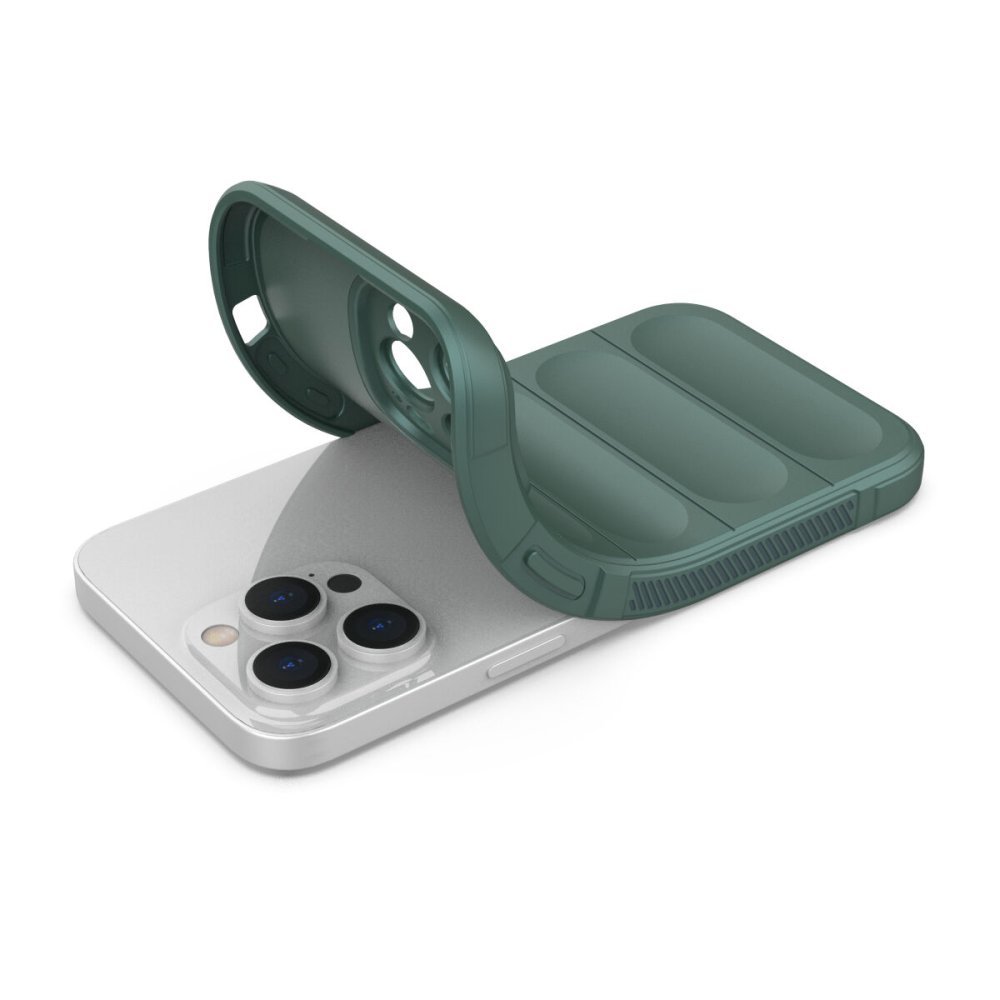 iPhone 16 Pro Kılıf Optimum Silikon - Koyu Yeşil  iPhone 16 Pro Kılıf Optimum Silikon - Koyu Yeşil