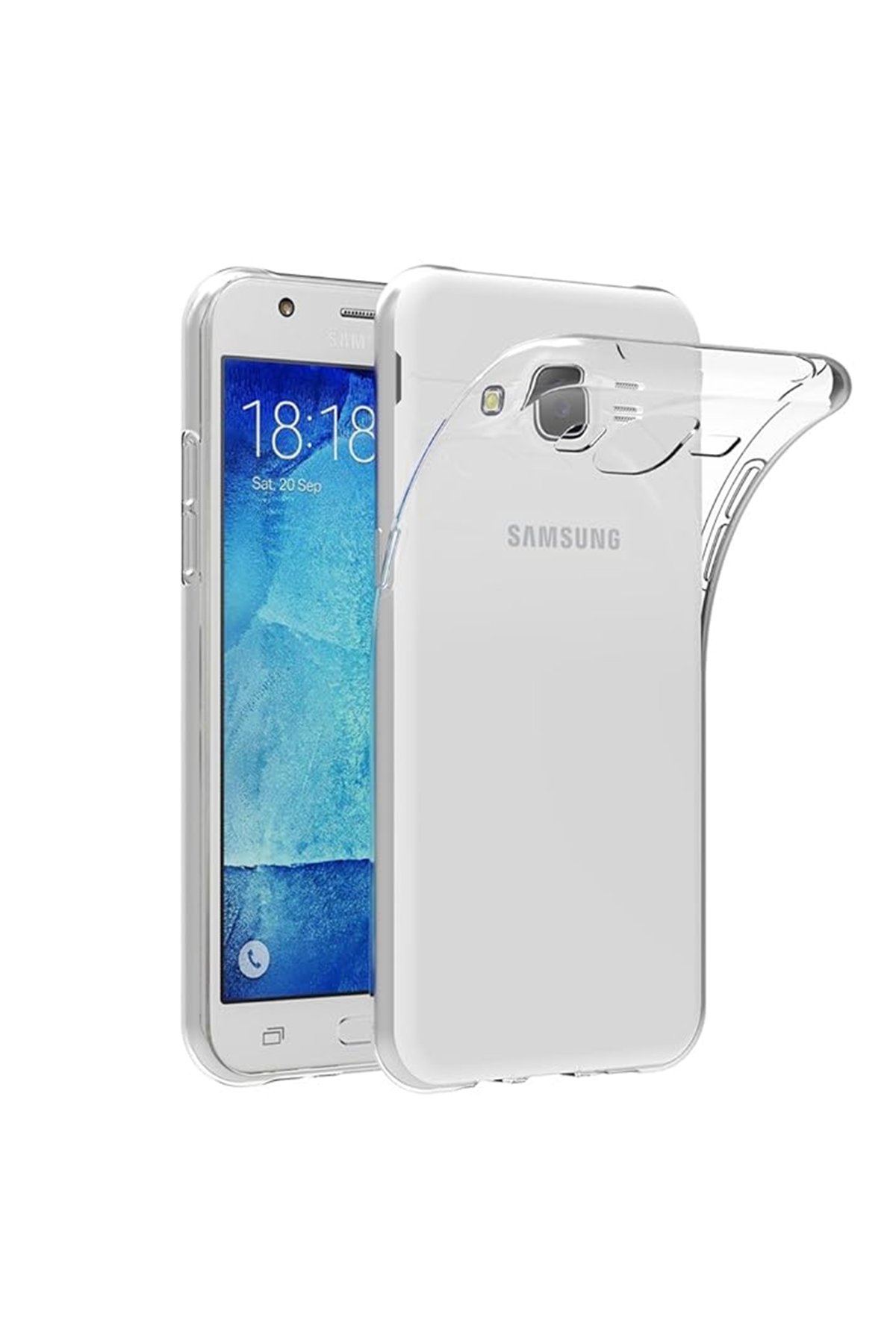  Samsung Galaxy J7 Kılıf Lüx Şeffaf Silikon