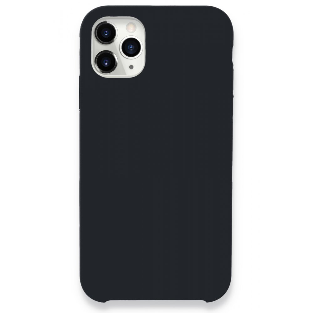  iPhone 11 Pro Max Kılıf Lansman Legant Silikon - Koyu Gri