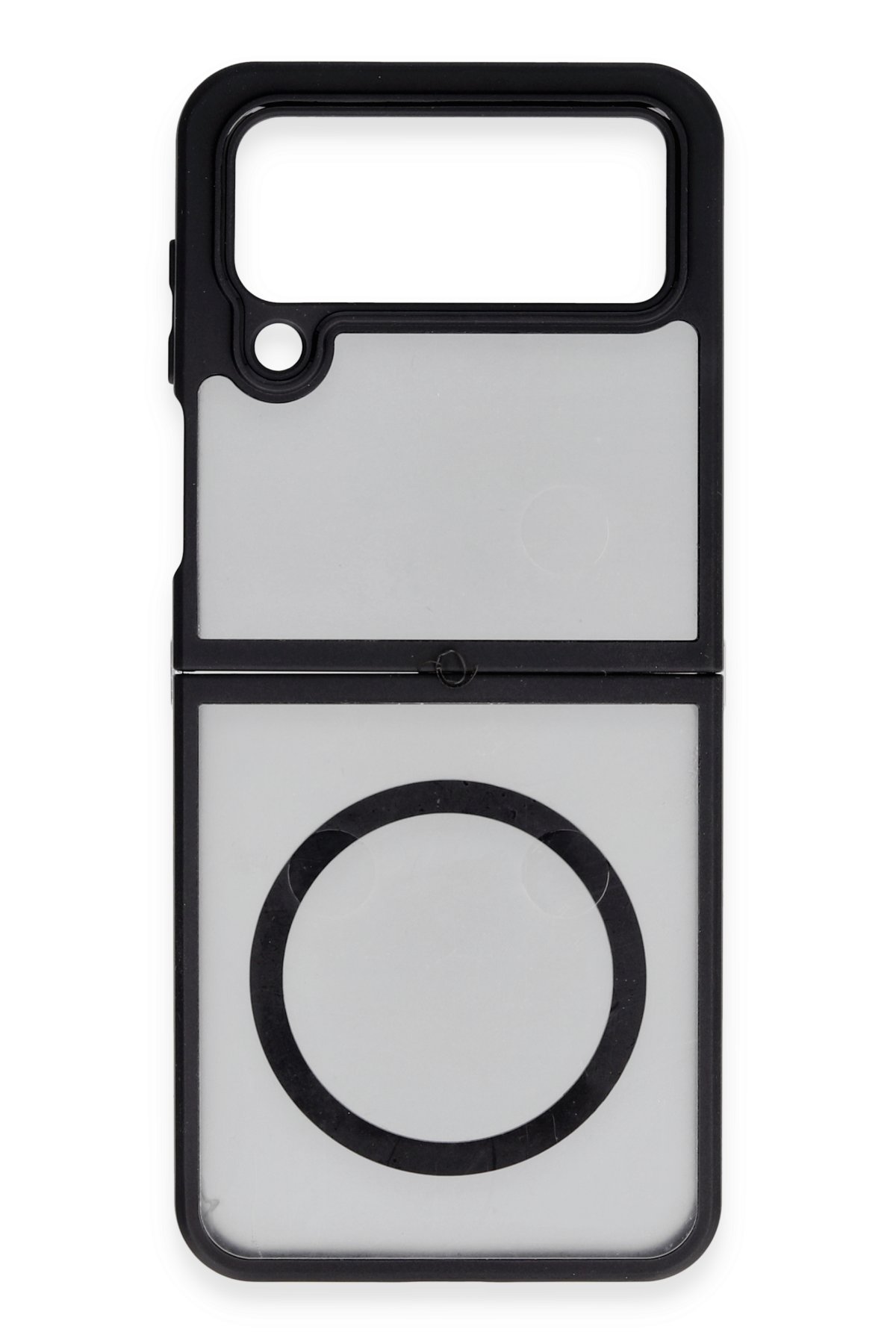  Samsung Galaxy Z Flip 4 Kılıf Blur Fold Magsafe Kapak - Mat Siyah