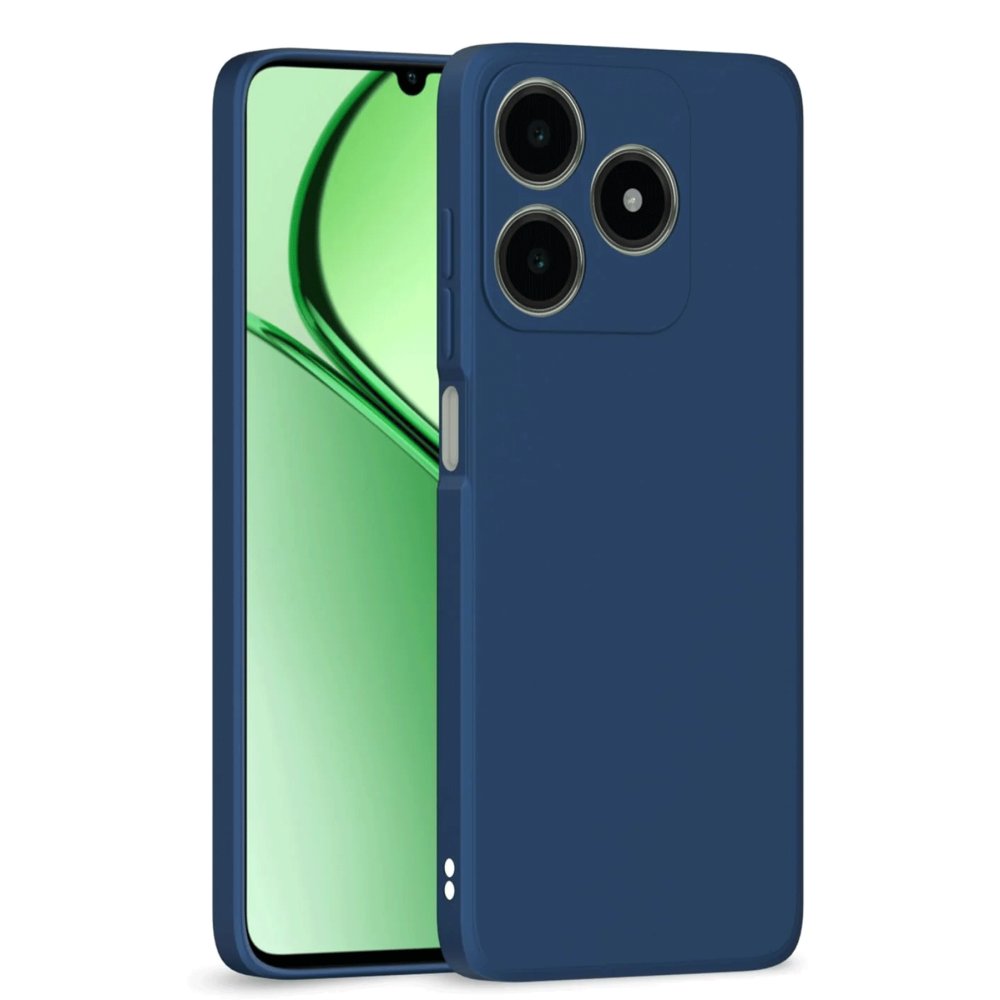 Realme C63 Kılıf First Silikon - Lacivert Realme C63 Kılıf First Silikon - Lacivert