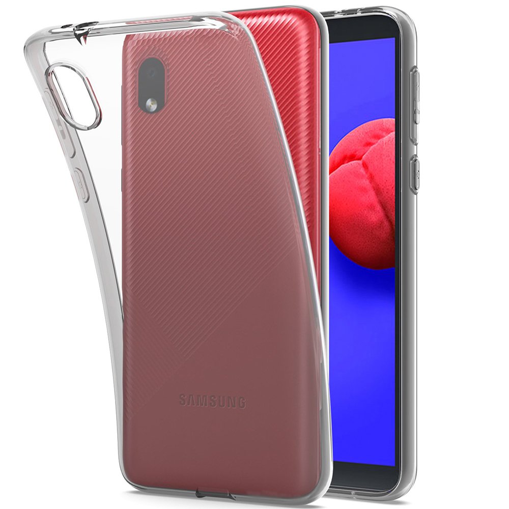 Samsung Galaxy A01 Core Kılıf Lüx Şeffaf Silikon Samsung Galaxy A01 Core Kılıf Lüx Şeffaf Silikon