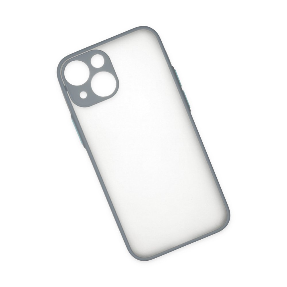 iPhone 15 Plus Kılıf Montreal Silikon Kapak - Gri iPhone 15 Plus Kılıf Montreal Silikon Kapak - Gri