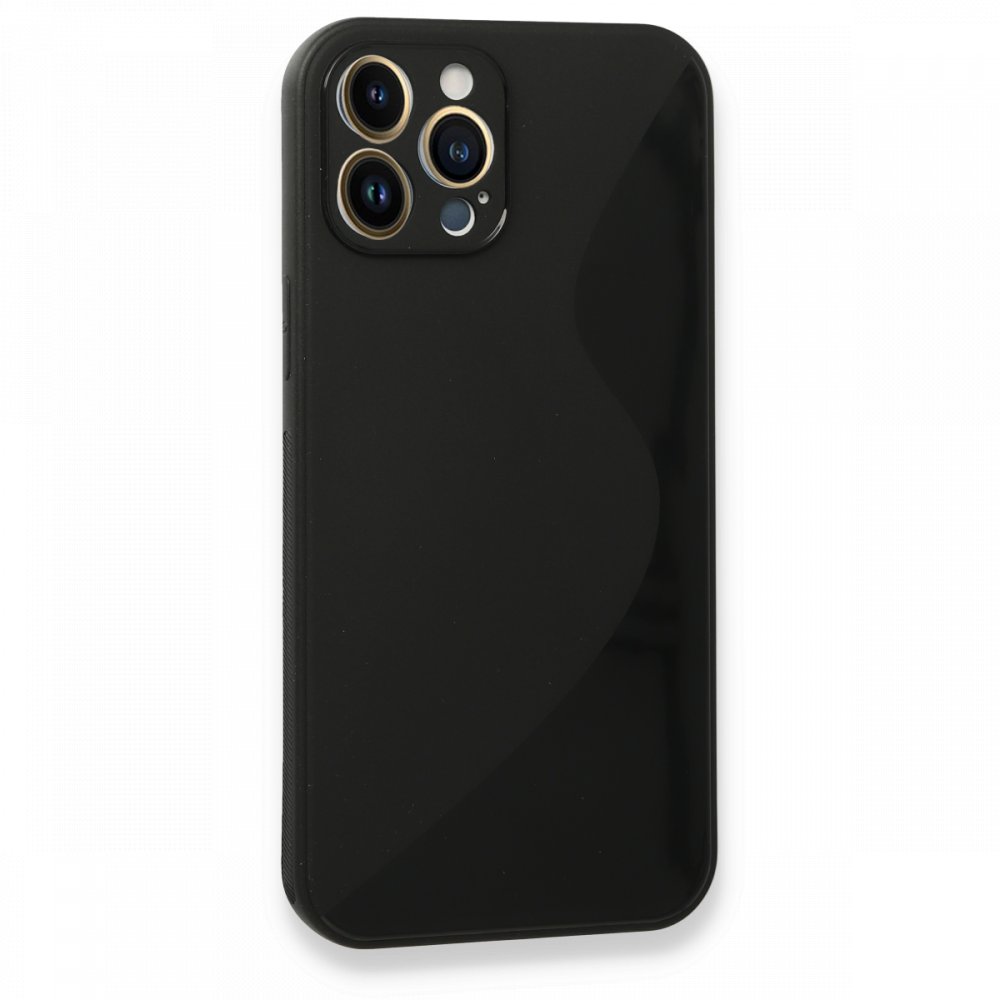  iPhone 13 Pro Kılıf S Silikon - Siyah