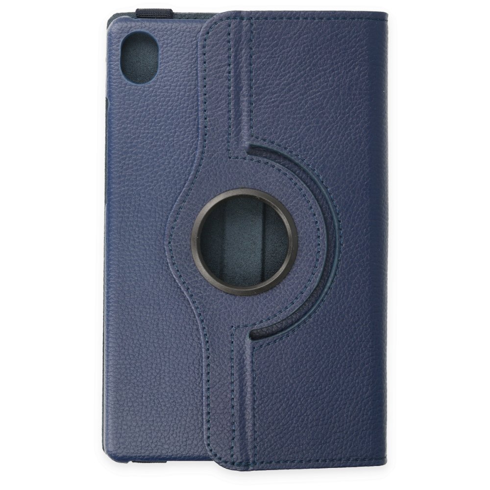 Lenovo Tab M8 Kılıf 360 Tablet Deri Kılıf - Lacivert