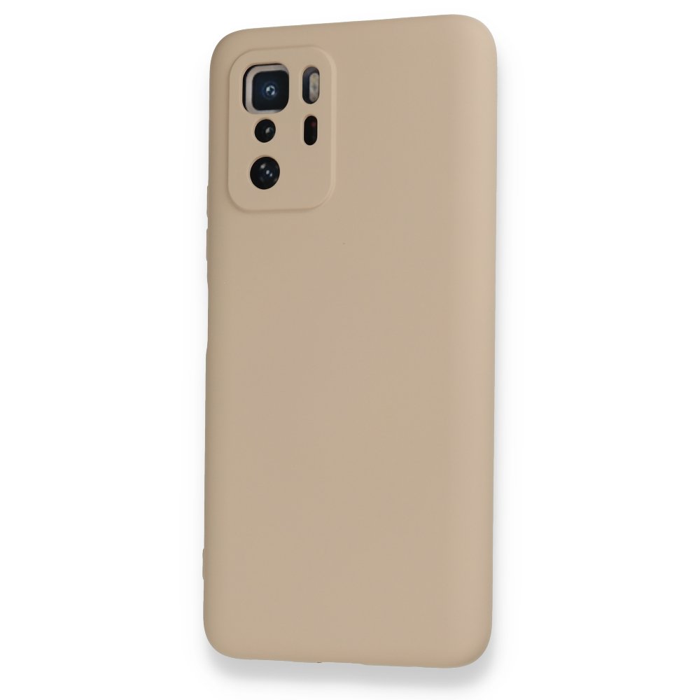  Xiaomi Poco X3 GT Kılıf Nano içi Kadife Silikon - Pudra