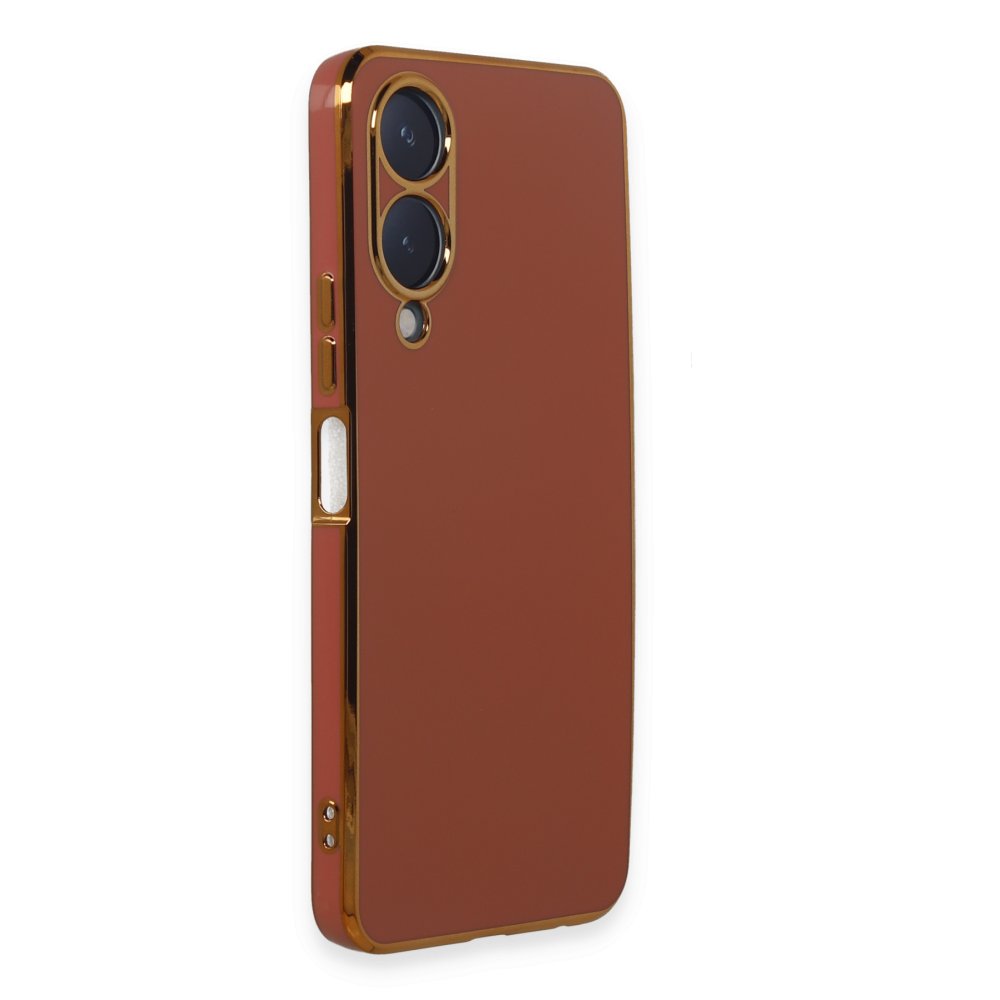 Vivo Y17S Kılıf Volet Silikon - Kırmızı Vivo Y17S Kılıf Volet Silikon - Kırmızı