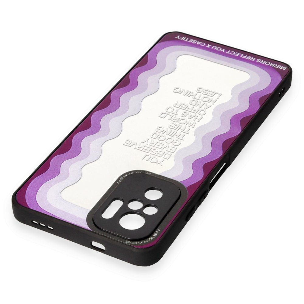 Redmi Note 10S Kılıf Mirror Desenli Kapak - Mirror - 5
